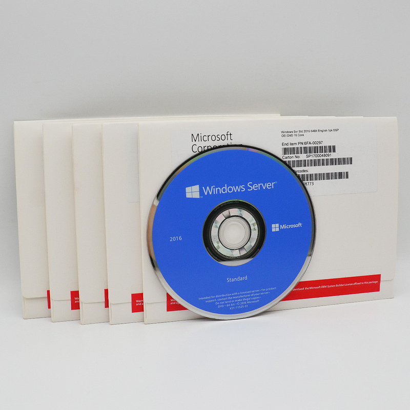 Multi Language Operating Systems Software Microsoft Windows Pack Server 2016 Standard DVD